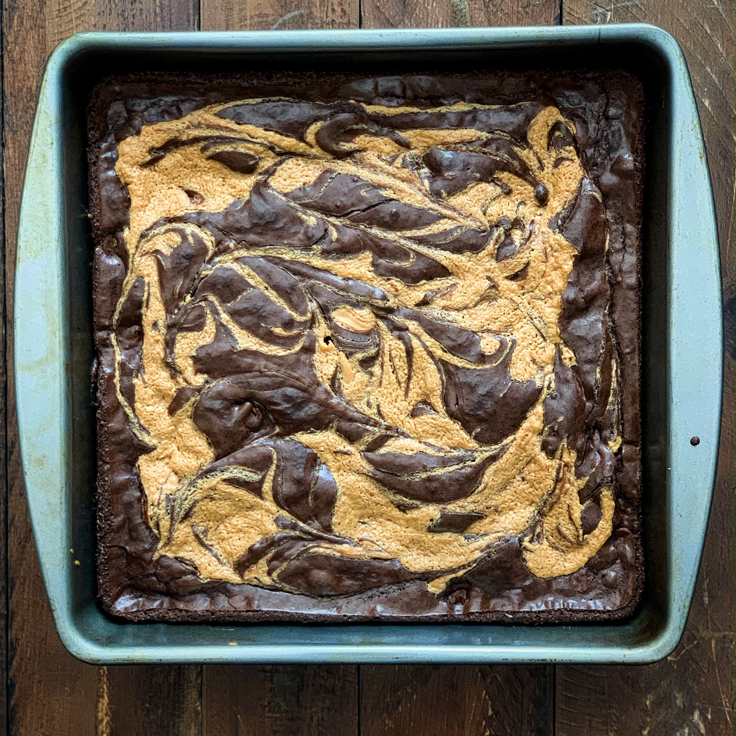 Dark Chocolate And Peanut Butter Swirled Brownies The Slimmer Kitchen