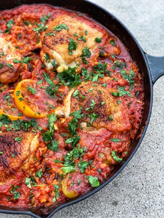 Moroccan Chicken Thighs - The Slimmer Kitchen