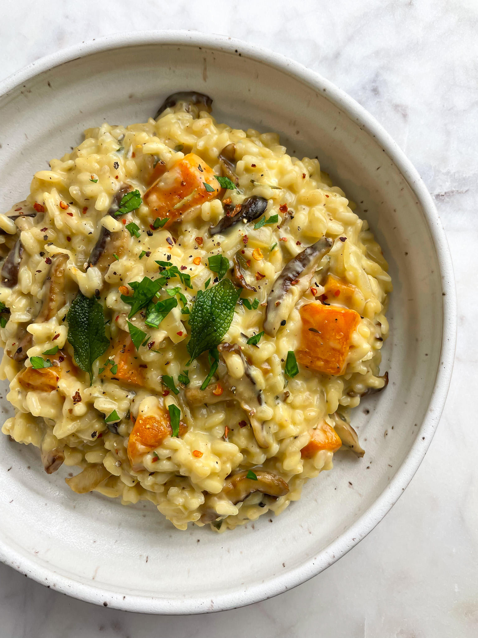 Butternut Squash and Mushroom Risotto The Slimmer Kitchen